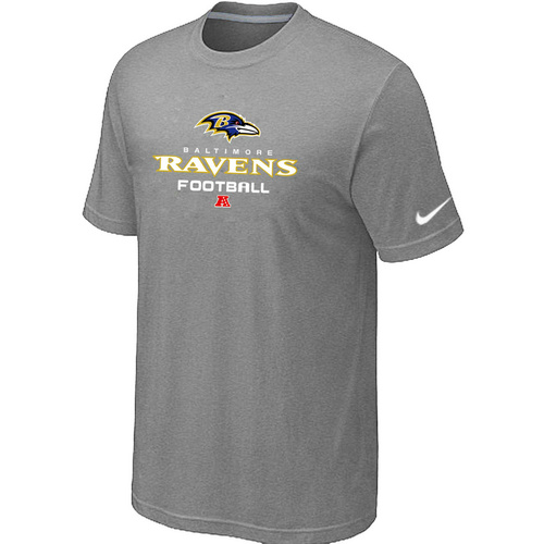 Nike Baltimore Ravens Critical Victory NFL T-Shirt - Grey